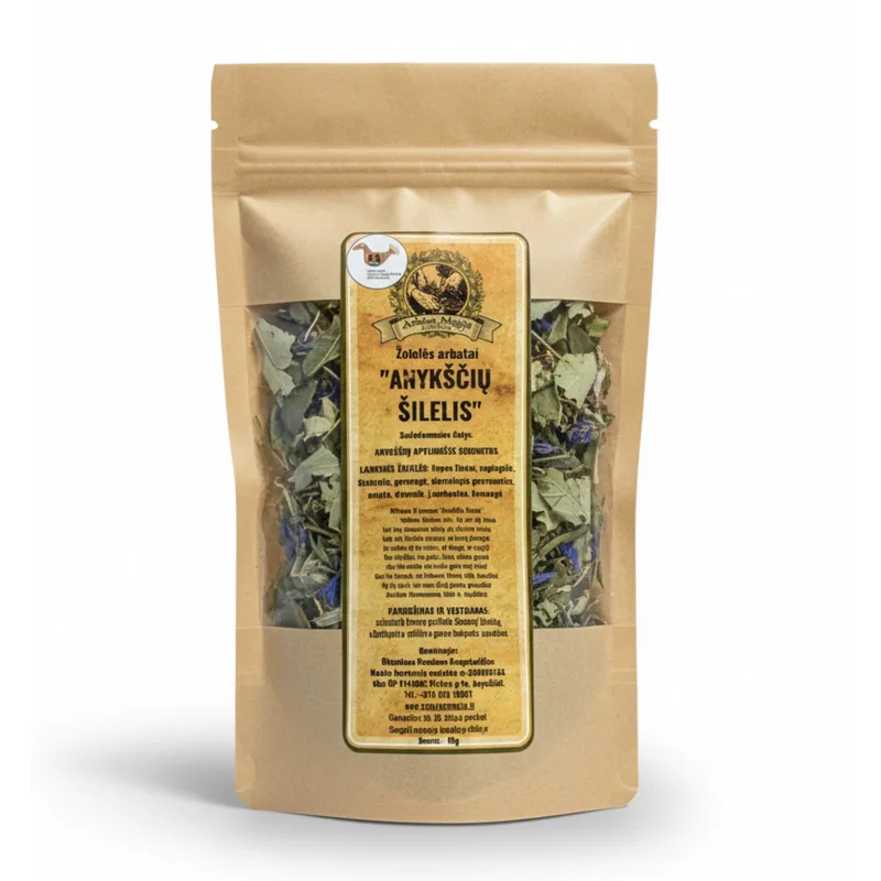 Aromatinga Anykščių šilelio žolelių arbata ARBATOS MAGIJA 40 g pakuotė.