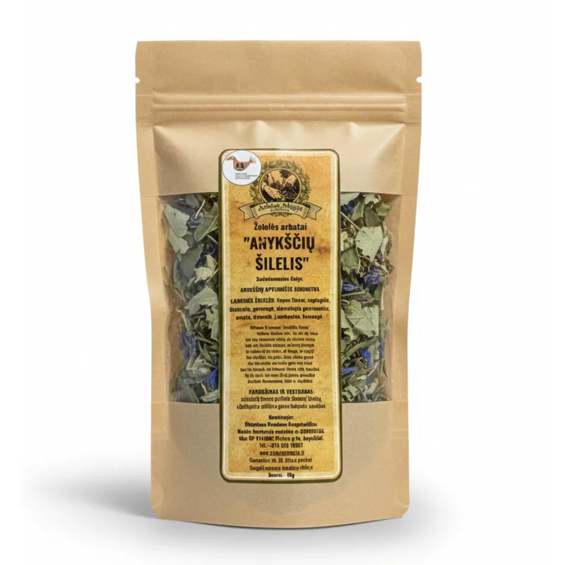 Aromatinga Anykščių šilelio žolelių arbata ARBATOS MAGIJA 40 g pakuotė.