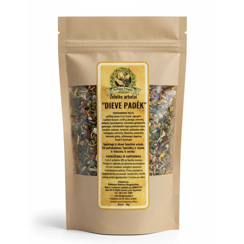 Natūrali žolelių arbata Dieve padėk iš Arbatos Magija