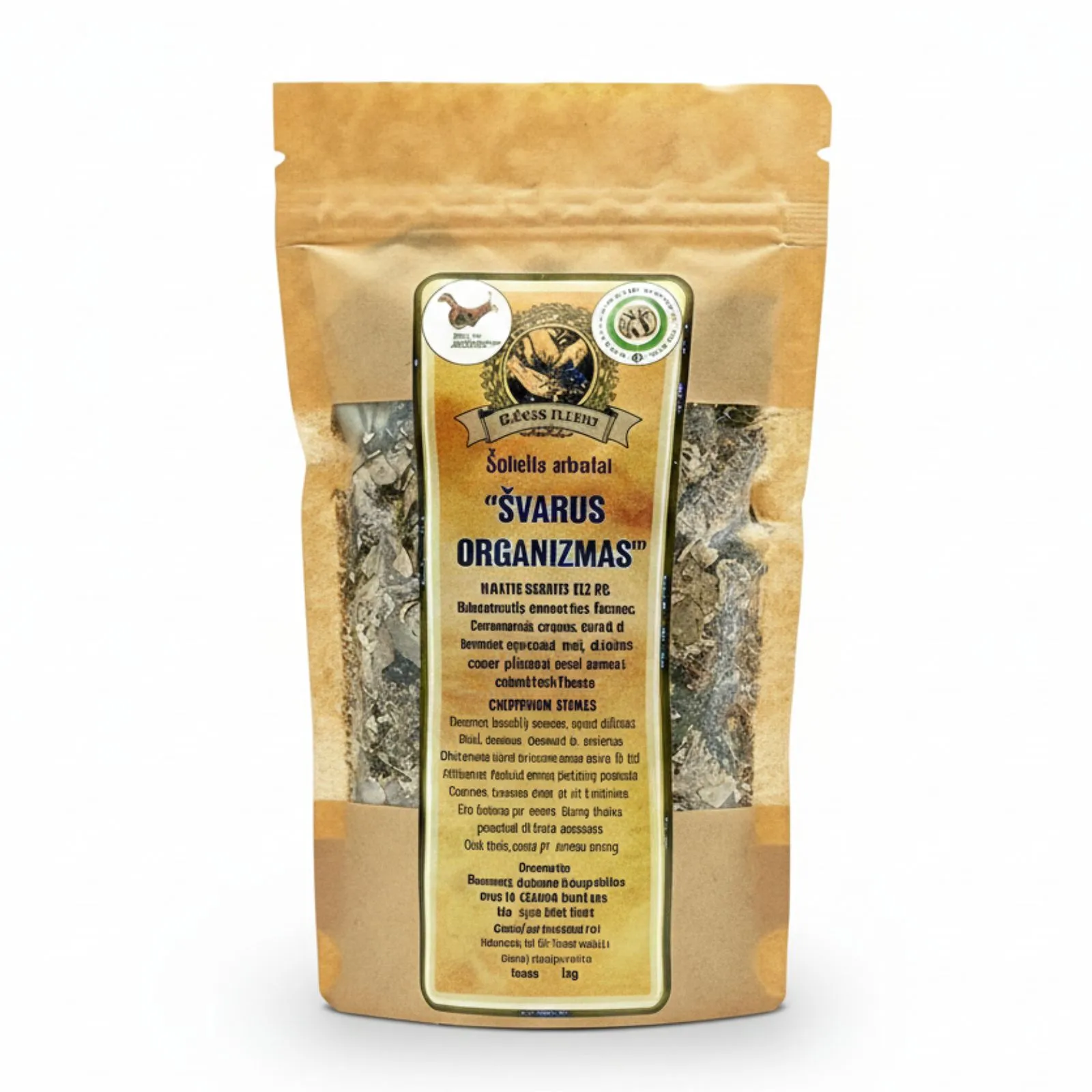 Žolelių arbata „Švarus organizmas“ ARBATOS MAGIJA, natūrali detoksikacija ir sveikata.