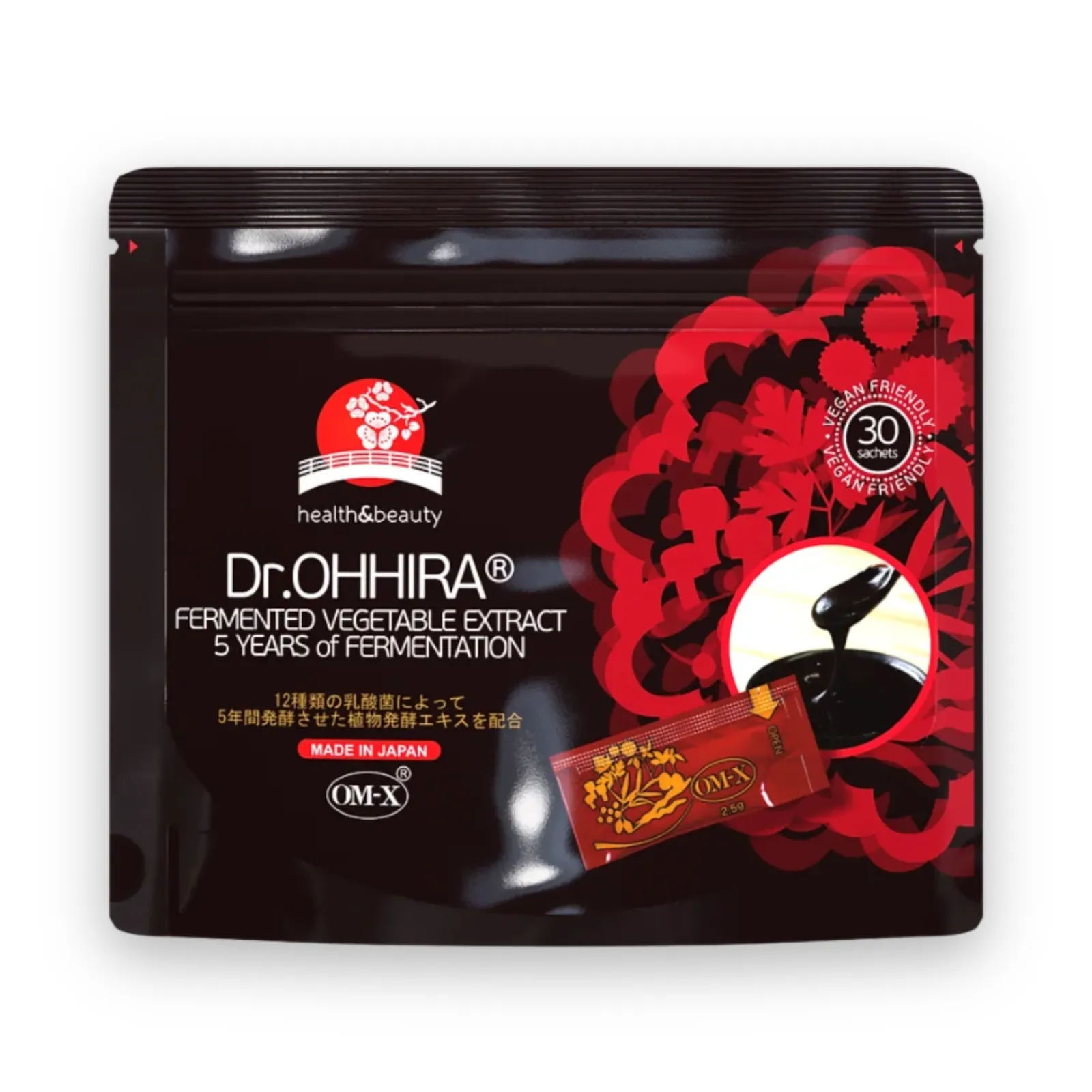 Fermentuotas daržovių ekstraktas Dr. OHHIRA maisto papildas 30 pakelių.