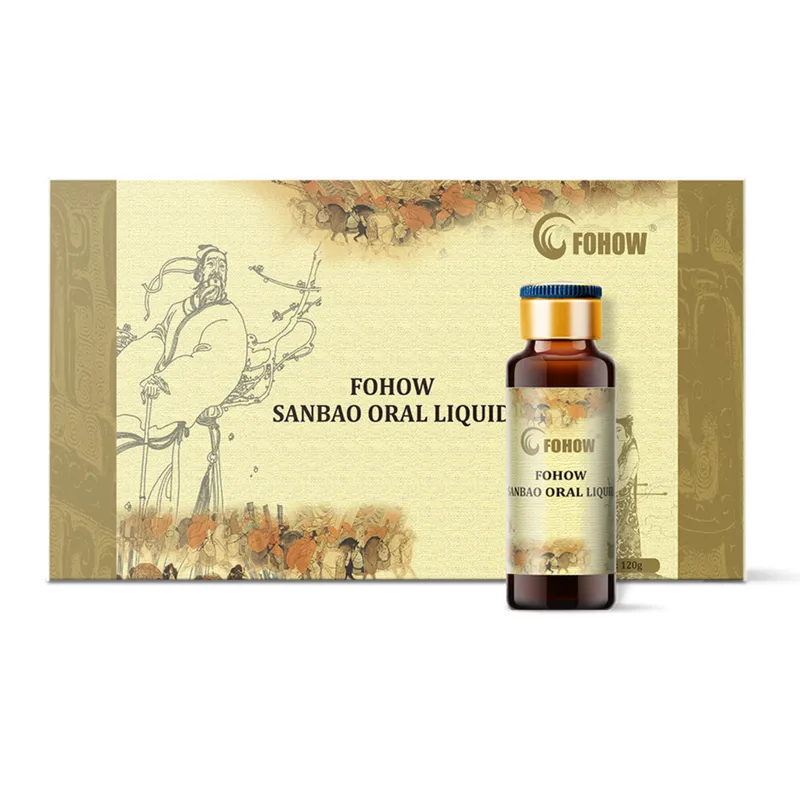 Kininis kordicepsas Fohow maisto papildas skystis, 4 buteliukai po 30 ml.