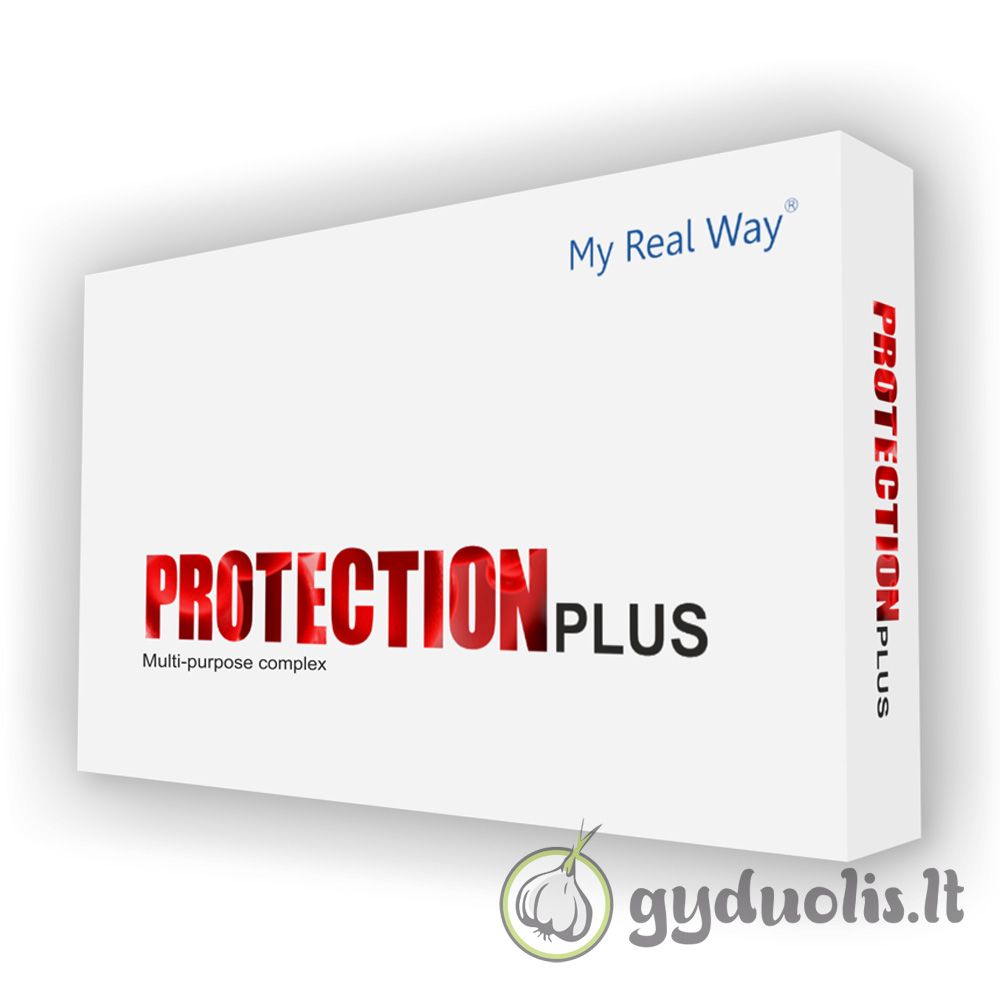 Maisto papildas Protection Plus MY REAL WAY kapsulės imunitetui stiprinti.