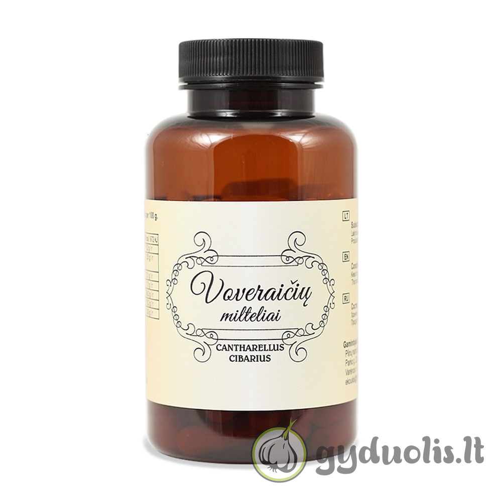 ECOHERBS voveraičių milteliai kapsulėse imunitetui ir sveikatai stiprinti.