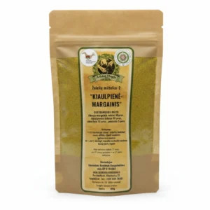 Žolelių milteliai su kiaulpiene ir margainiu, natūralus ARBATOS MAGIJA mišinys, 100 g.