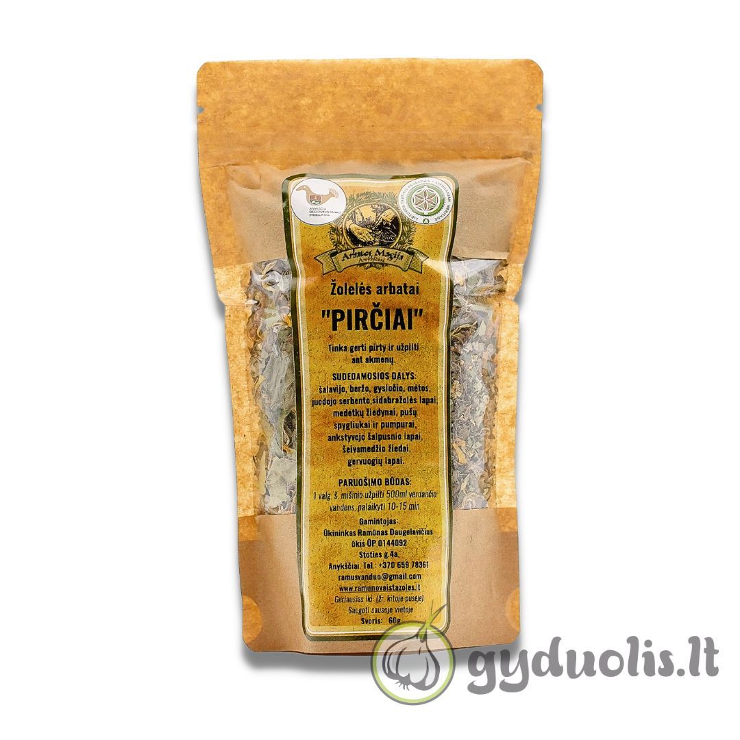 Arbata „Pirčiai“, ARBATOS MAGIJA, 60 g