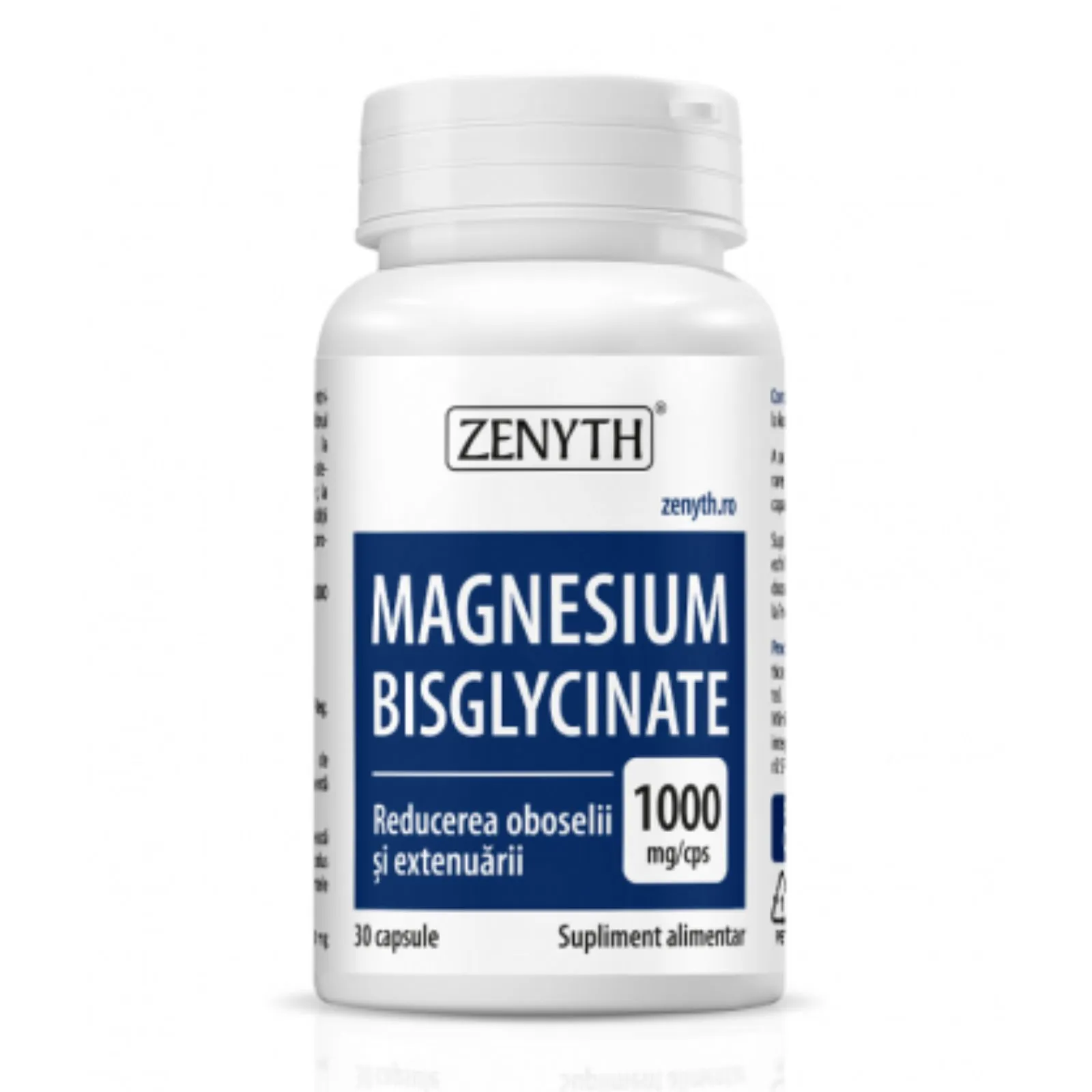 Magnio bisglicinatas Zenyth papildas geresniam miegui ir raumenų sveikatai.