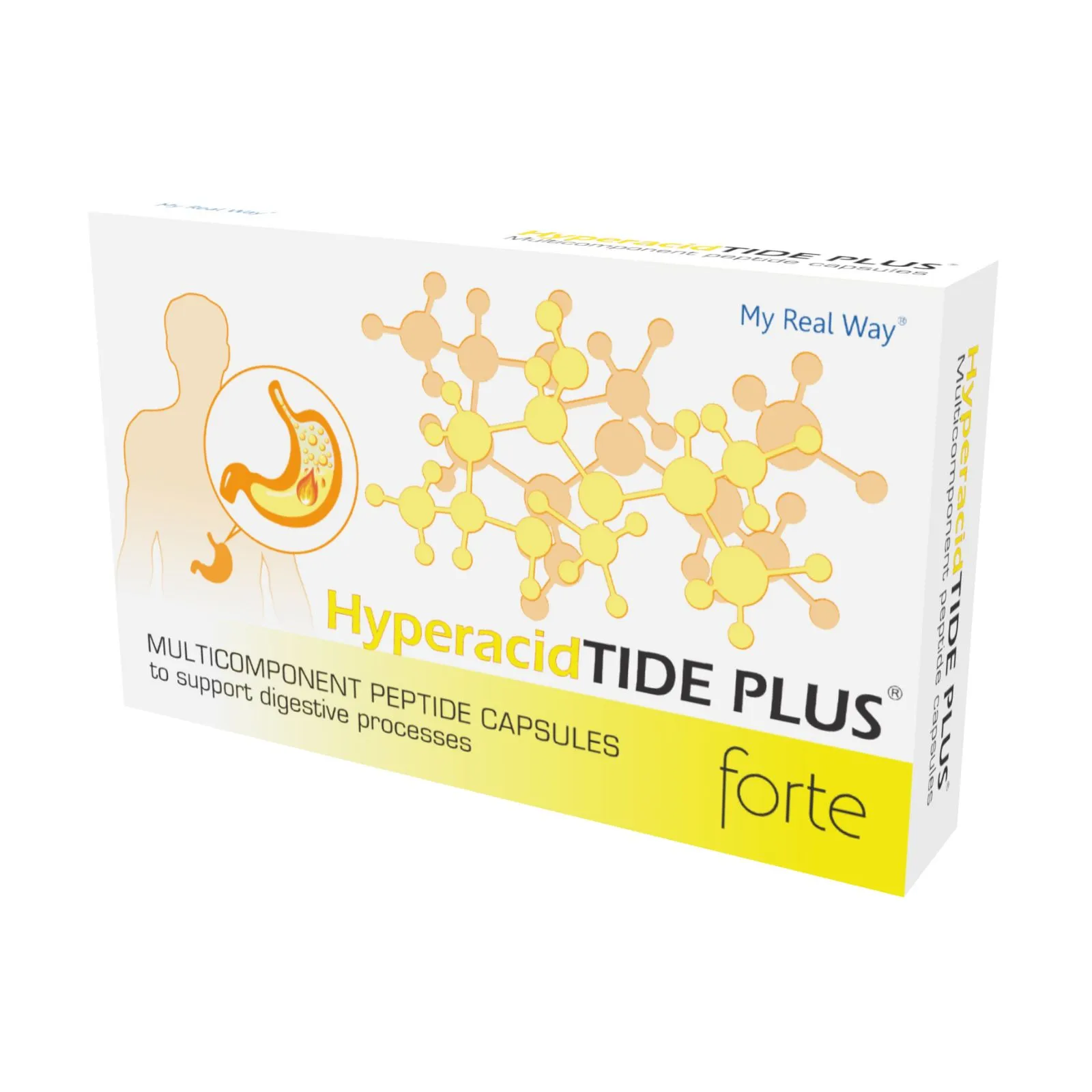 Maisto papildas su peptidais HyperacidTide Plus Forte kapsulės imunitetui stiprinti.