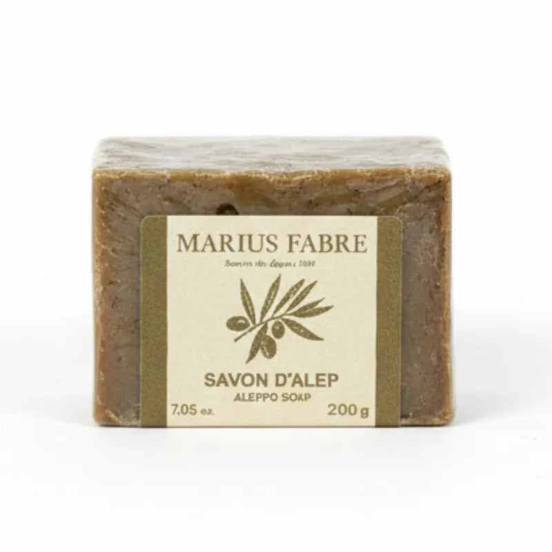 Natūralus Aleppo muilas su alyvuogių ir lauro aliejumi Marius Fabre, 200 g.