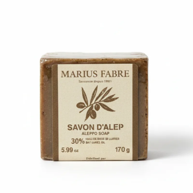 Alepo muilas su alyvuogių ir lauro aliejumi Marius Fabre, natūralus 30 %.