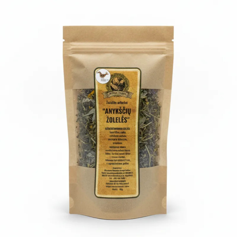 Natūrali Anykščių žolelių arbata ARBATOS MAGIJA, 40 g pakelis.