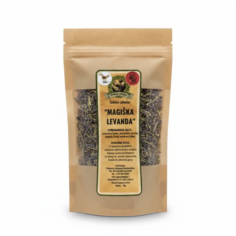 Natūrali levandų arbata „Magiška levanda“ ARBATOS MAGIJA, aromatinga žolelių arbata.