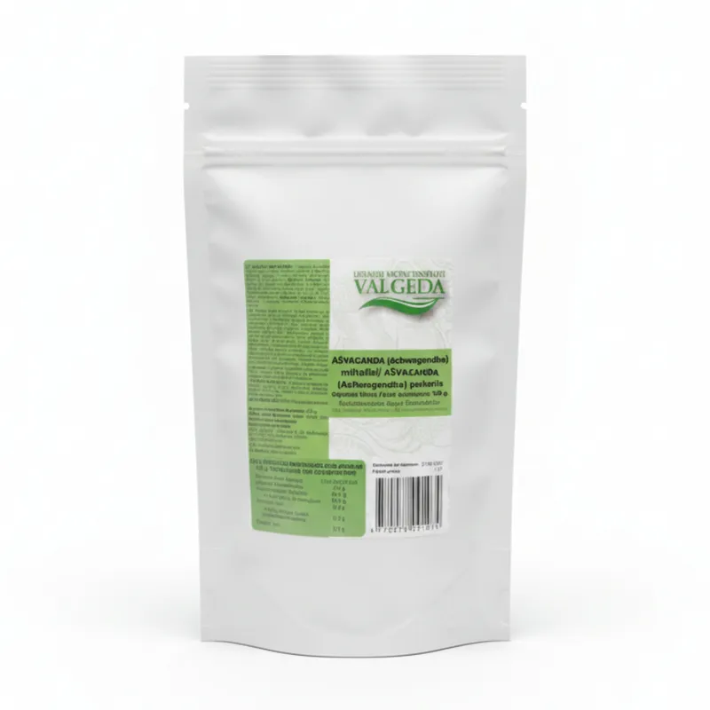 Ašvagandos milteliai VALGEDA 100 g natūralus maisto papildas energijai ir stiprybei.