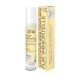 Organinis paakių gelis su italinio šlamučio ekstraktu, PUR’IMMORTELLE EYE CONTOUR (15 ml)