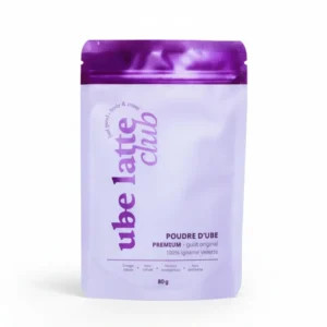 Purpurinio jamso Ube latte gėrimo milteliai (80 g)