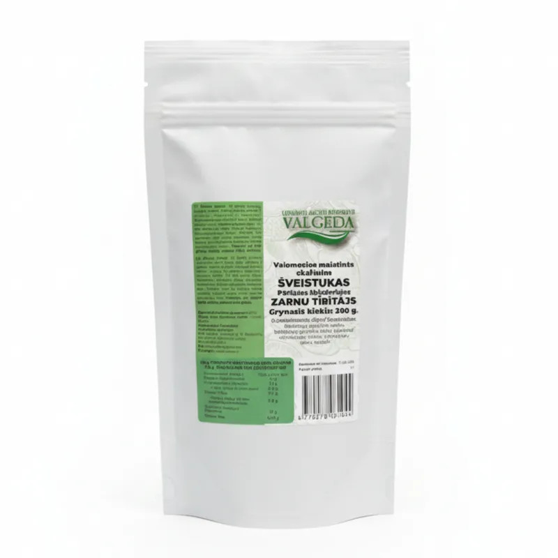Valomosios maistinės skaidulos Šveistukas VALGEDA 200 g pakuotė sveikai virškinimo sistemai.