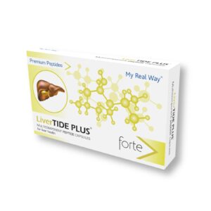Maisto papildas su peptidais „LiverTide Plus Forte“, MY REAL WAY, 30 kaps.
