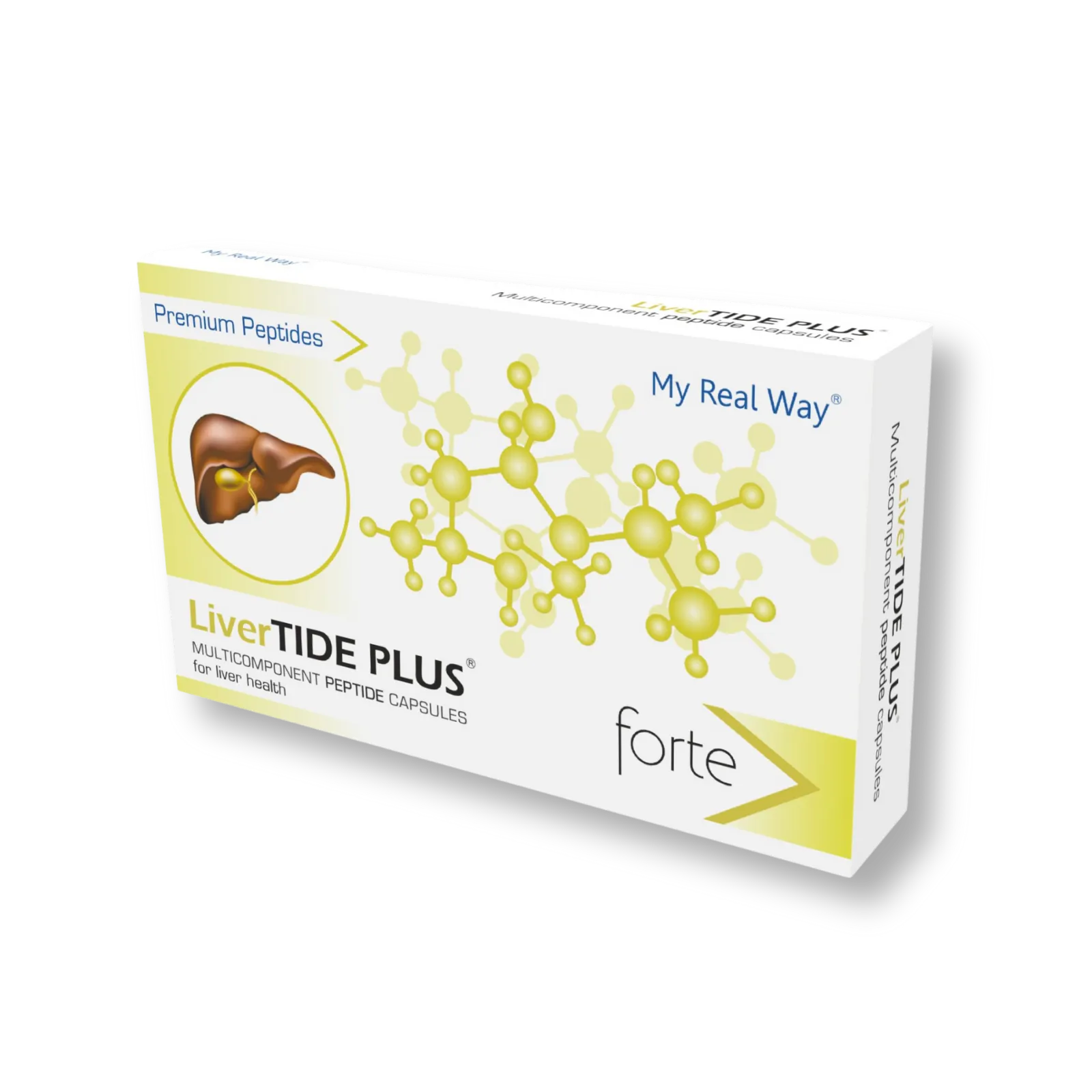 Maisto papildas LiverTide Plus Forte peptidams ir kepenų sveikatai.