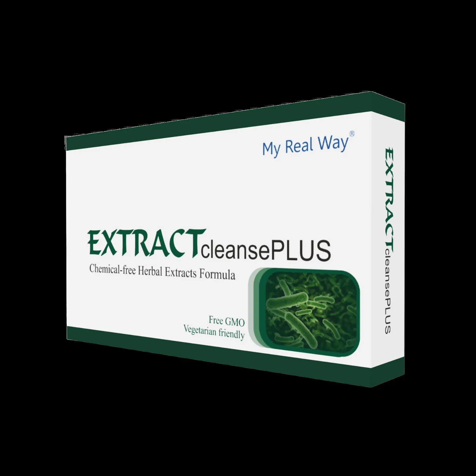 Maisto papildas EXTRACTcleanse PLUS detoksikacijai ir organizmo valymui kapsulėse.