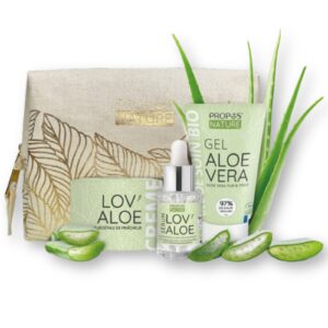 Drėkinantis veido priežiūros rinkinys su alaviju, LOV’ALOE KIT