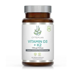 Vitaminas D3+K2, 4000 TV, CYTOPLAN, 60 kaps.