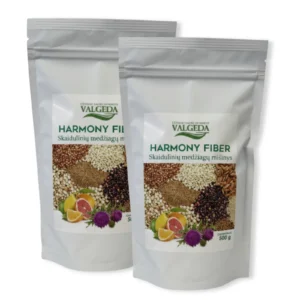 Skaidulinių medžiagų mišinys Harmony Fiber Valgeda, 500 g pakuotė sveikai mitybai.
