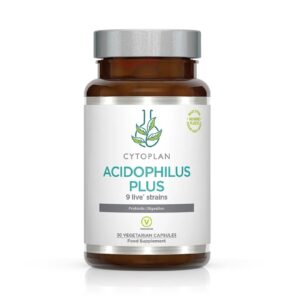 Probiotikai – gerosios pieno rūgšties bakterijos „Acidophilus Plus“, Cytoplan, 30 kaps.